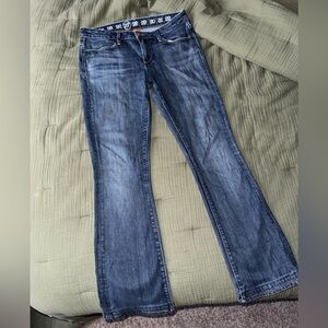 Earnest Sewn flare low rise jeans